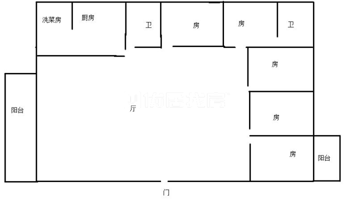 青秀山脚下秀山花园5房大户型 精装修 交通便利