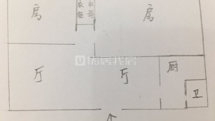 奇峰小筑 2室1厅 南