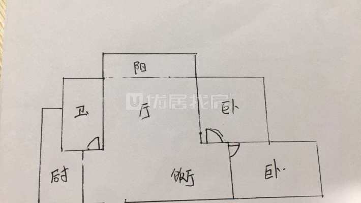 花滩丁香郡  毛坯大2房出售