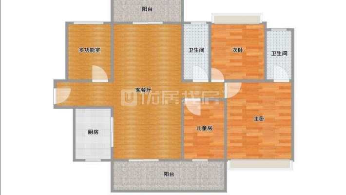 交通便利 户型方正 环境好