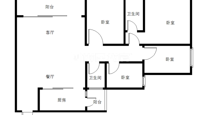 户型方正采光好地理位置优越