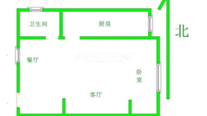 雅居乐花园摩卡 1室1厅 东