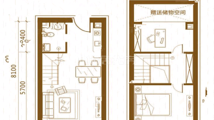 东亚优立方2号楼南向 房屋空置 随时看房