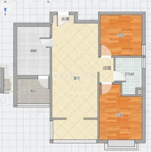 泰和龙庭 2室2厅 南